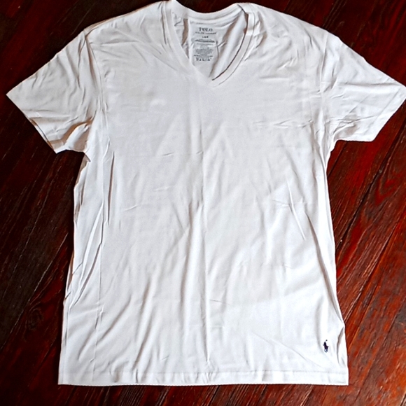 Classic Ralph Lauren Polo ss v-neck tee size large - Picture 1 of 6